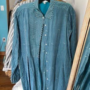 Never worn nice long sleeve cotton from India